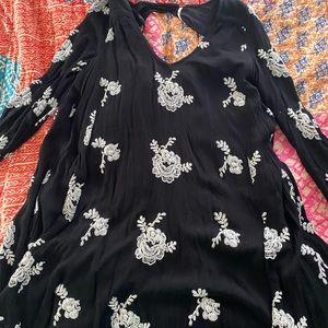 Free People embroidered dress